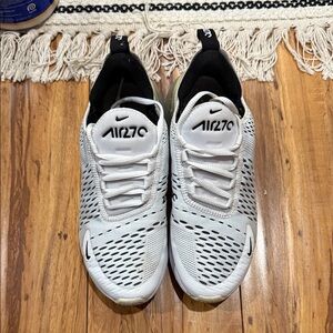Nike Air 270 White and Black Sneakers